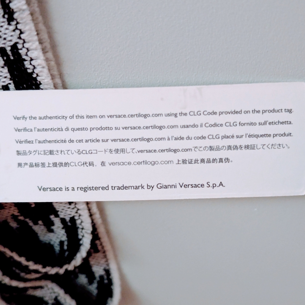 Versace Collection Reversible Scarf - Picture 5 of 5